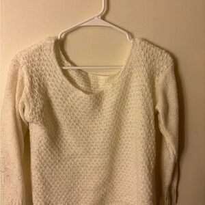 Aeropostale White Sweater Women’s Knit Pullover